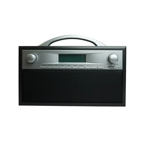 Elta DAB Radio im eleganten Holzgehäuse - DAB Radio mit 9V DC/2A Netzteil, ideal für Küche, Büro und Badezimmer – für perfekten Empfang und stilvolles Design.