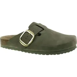 Supersoft Damen Clog Pantolette EUR 40 - 40 - Bequeme Damen Clog Pantolette von SUPERSOFT by PLANET FOOTWEAR, ideal für Freizeit und Beruf. Mit individuell einstellbarer Schnalle, Kunstleder und leichtem Korkfußbett für hohen Tragekomfort.