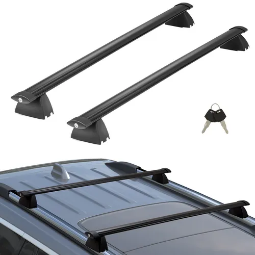 VEVOR Dachträger-Querstangen für Jeep Grand Cherokee 2011-2021 - Gepäckträger mit 90 kg Tragkraft, ideal für Outdoor-Abenteuer. Robuste Aluminiumkonstruktion mit Schlössern für Sicherheit und mühelose Installation.