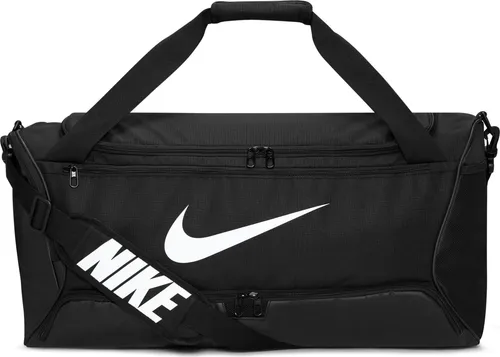 NIKE Brasilia M Duffel Tasche - 60L - Sporttasche mit 60L Volumen, ideal für Training und Reisen, aus 65% recyceltem Polyester für umweltbewusste Sportler.