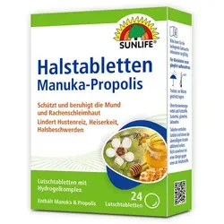 SUNLIFE® Halstabletten Manuka-Propolis 24 g
