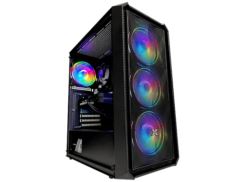 XPERION Styx XGD-C34 R7-GF5060-161 Gaming-Desktop-PC - Kraftvoller Gaming-Desktop mit AMD Ryzen 7, 32 GB DDR5-RAM und 1 TB NVME-SSD. Ideal für anspruchsvolle Spiele und reibungsloses Multitasking, ausgestattet mit nVidia GeForce RTX 5060 GPU und effizienten Kühlungslösungen.