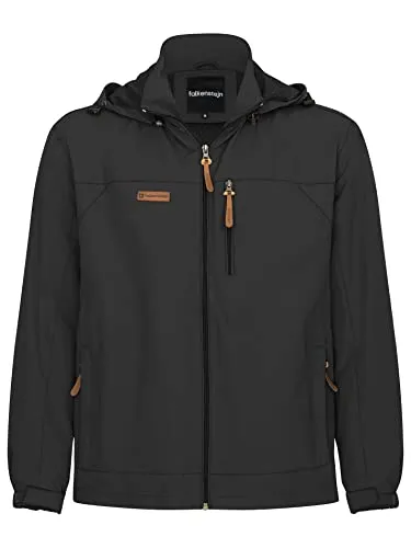 FALKENSTEJN Summer Windbreaker Anorak Windjacke 6XL in Schwarz - Wetterfest und winddicht: Der leichte Windbreaker ist ideal für Freizeit und Outdoor-Aktivitäten, schützt vor Wind und leichtem Regen und sorgt für angenehmen Tragekomfort dank atmungsaktivem Material.