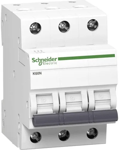 Schneider Leitungsschutzschalter A9K02306 K60N 3P, 6A, C Charakteristik, 6kA Neu