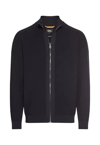 camel active Herren fleXXXactive® Strickjacke Navyblau, XXL - Herrenbekleidung mit ultraleichtem Gestrick für flexible Bewegungsfreiheit und 4-Wege-Stretch für volle Beweglichkeit – ideal für aktive Männer.