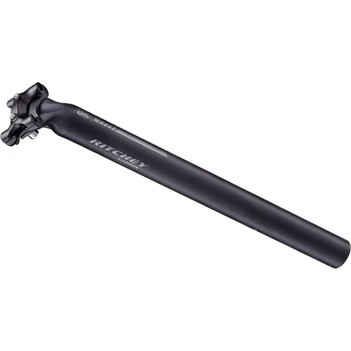 Ritchey Comp Sattelstütze 350 mm / 27.2 mm Schwarz - Sattelstützen für Rennrad und MTB, leichtes 3D-geschmiedetes Aluminium für optimales Gewicht und Festigkeit, ideal für anspruchsvolle Fahrten.