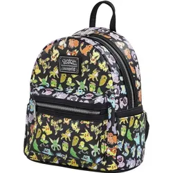 Loungefly Pokemon Mini Backpack - Multi Character All Over Print - Kindertaschen mit einzigartigem Pokemon-Design, ideal für kleine Trainer und perfekt für den Alltag oder Ausflüge.