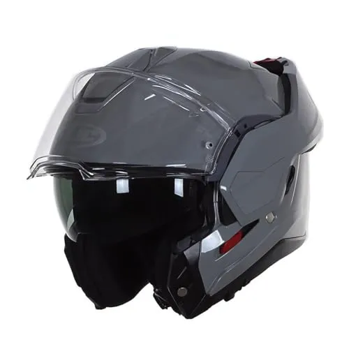 HJC i100 N. GREY L - Robuster Motorradhelm, überlegene Qualität und idealer Schutz für Fahrer