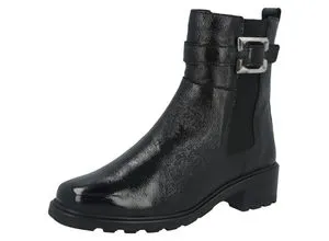 Solidus Kiki Weite K Schwarz Boot Gr. 38.5 - Eleganter Lackleder-Boot in Schwarz, ideal für den täglichen Einsatz. Mit atmungsaktivem Innenmaterial und komfortablem Fußbett für ein angenehmes Tragegefühl.