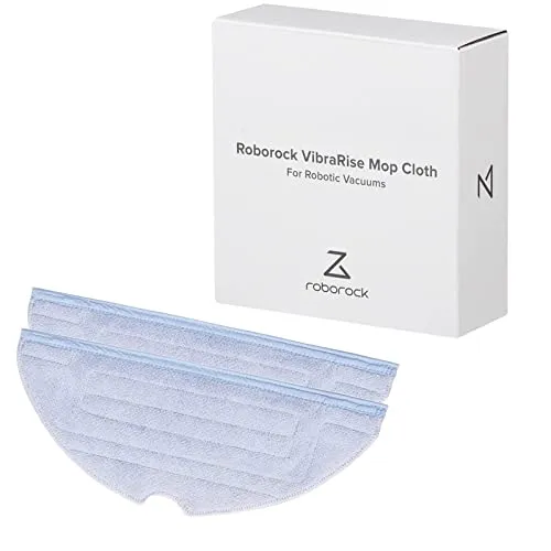 roborock Original VibraRise Wischtücher für S7/S8 Serie - 2er Pack - Ersatzteile für Staubsauger, speziell für Roborock S7/S8 entwickelt, sorgen für gründliche Reinigung durch Schallvibrationstechnologie und perfekten Sitz.