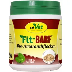 Fit-BARF Bio-Amaranthflocken 400 g - Glutenfreies Ergänzungsfuttermittel für Hunde, leicht verdaulich und 100% Bio