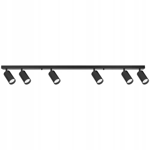 MasterLED Deckenstrahler GU10 Bardo 6-flammig schwarz matt - Flexibler Deckenstrahler mit 6 beweglichen Spots für gezielte Lichtzonen. Ideal für Wohnräume und Büros. Modernes Design aus Aluminium für langlebige Nutzung.