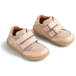 Wheat Leder-Sneakers "Barres" in Rosa, Größe 24 für Kinder - Stylische Wheat Leder-Sneakers "Barres" in Rosa für Kinder, Größe 24. Mit Klettverschluss, rutschhemmender Laufsohle und abgerundeter Schuhspitze ideal für den täglichen Einsatz.