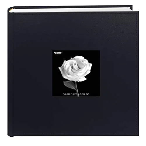 Pioneer Foto Alben 200-pocket genäht Kunstleder Rahmen Cover Foto Album, 4 von 6, Navy Blau