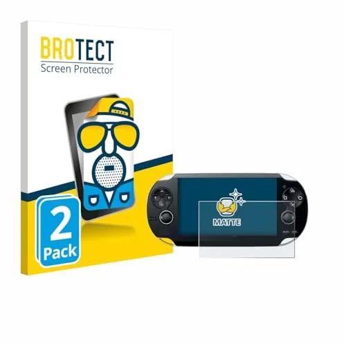 BROTECT Entspiegelungs-Schutzfolie für Sony Playstation PS Vita (2 Stück) Matte Displayschutz-Folie, Anti-Reflex, Anti-Fingerprint