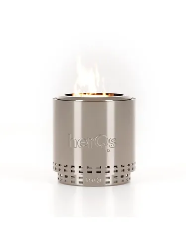 herQs Smokeless FirePit - Cozy - Grill und Zubehör: Erleben Sie mit dem herQs Smokeless FirePit - Cozy eine nahezu rauchfreie Feuererfahrung. Ideal für 6-8 Personen, schnell in nur 10 Minuten aufgebaut und ausgestattet mit einem schützenden Cover.