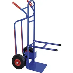 BRB-Lagertechnik Sackkarre Stuhlkarre mit pannensicheren Reifen - Sackkarren für den einfachen Transport von Stühlen, Rücken schonend und mit pannensicheren Reifen für jede Unterlage, ideal für den professionellen Einsatz.