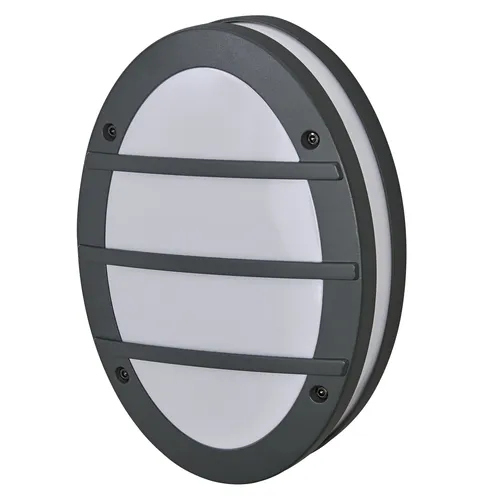OSRAM ENDURA CLASSIC ORBICK W Außenleuchte - Elegante Wandleuchte mit E27-Fassung, ideal für den Außenbereich. Robustes Aluminium-Gehäuse in Dunkelgrau, sorgt für stilvolle Beleuchtung und Langlebigkeit.