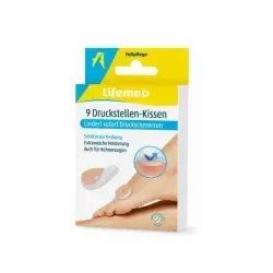 Lifemed® Druckstellen-Hühneraugenpflaster, anpassungsfähig 99593 , 1 Box= 9 Pflaster