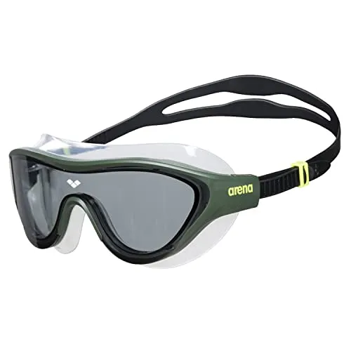 arena The One Mask - Anti-Fog Schwimmmaske für Erwachsene - Schwimmbrille mit großen Gläsern und UV-Schutz, ideal für Freizeitschwimmer. Orbit-Proof Dichtungen sorgen für eine bequeme, sichere Passform ohne Undichtigkeiten.