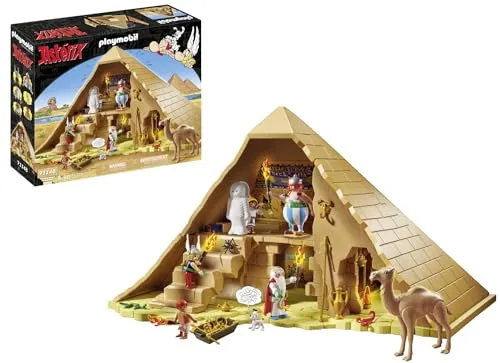 PLAYMOBIL 71148 Asterix: Pyramide des Pharao - Spielfigur Spielsets mit 93 Teilen, inklusive 5 Figuren und gefährlichen Überraschungen. Ideal für Kinder ab 5 Jahren, robust und perfekt für tägliches Spielen.
