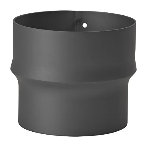 Erweiterung 150mm - 180mm Ofenrohr schwarz