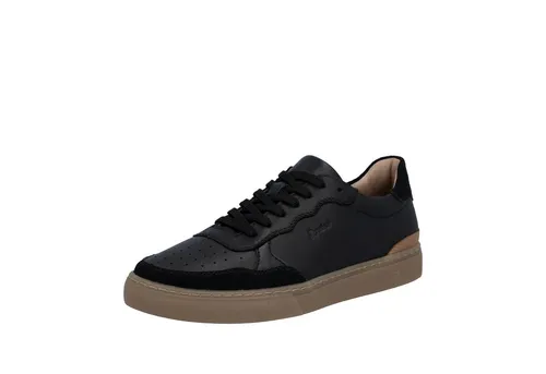 Rieker Basket-Sneaker Halbschuh schwarz 42 EU - Sportlicher Halbschuh mit perforiertem Obermaterial aus Glattleder, gepolsterter und herausnehmbarer Innensohle für hohen Tragekomfort. Ideal für den Alltag und Freizeit.