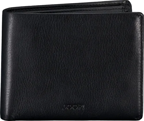 Joop! Geldbörse Orvieto Typhon Schwarz 9.5 - Elegante Rindleder-Geldbörse mit RFID-Schutz und viel Stauraum. Ideal für den täglichen Gebrauch mit mehreren Fächern für Karten und Münzen.
