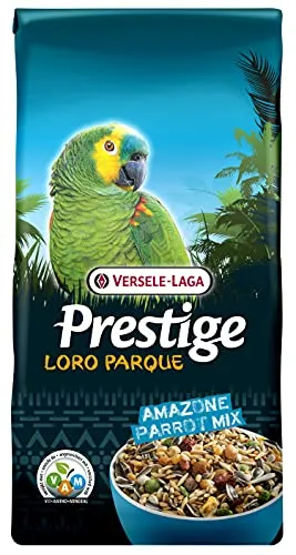 Versele-Laga Prestige Loro Parque Amazone Parrot Papageienfutter 15 kg - Hochwertiges Vogelfutter für Papageien, speziell entwickelt für eine ausgewogene Ernährung und ein gesundes Gefieder.