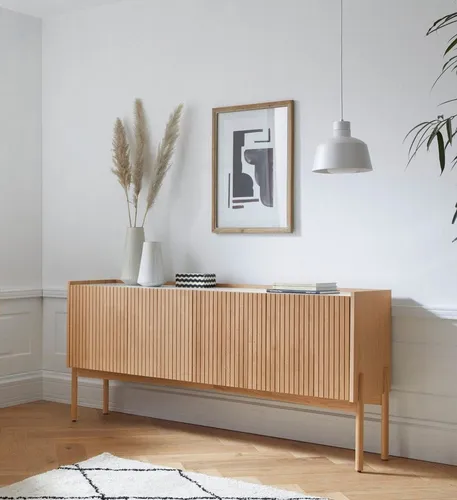 Woodman Sideboard Bottrup, Breite 177,5 cm, viel Stauraum, verstellbare Einlegeböden, FSC®
