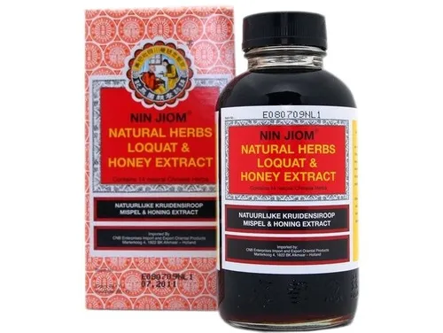 NIN JIOM PEI PA KOA Honig, Mispel Kräutersirup 300ml - Tee mit 14 Kräutern, ideal zur Linderung von Husten und zur Unterstützung der Atemwege.