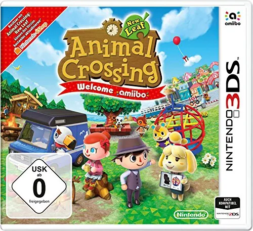 Animal Crossing New Leaf - Welcome amiibo für Nintendo 3DS - Entdecke deine eigene, charmante Stadt voller tierischer Nachbarn! Gestalte dein Leben, Haus und Outfits und erlebe mit amiibo neuen Spielspaß und Freundschaften!