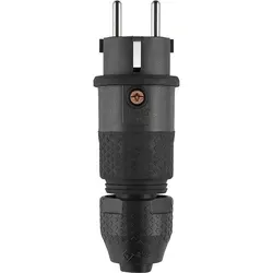 2K Schutzkontakt-Stecker Prof., Elamid-2K, schw., IP54, Typ 1530 ABL