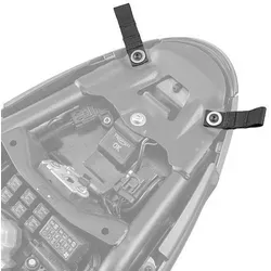 Kriega US-Drypack Triumph Trident 660 Montage Set, schwarz - Gaming-Zubehör, bietet starke Hakenpunkte für jeden Kriega US-Drypack und passt problemlos unter den Sitz.