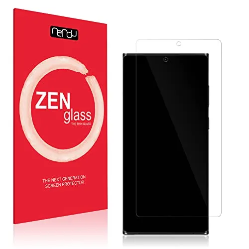 ZenGlass (2 Stück Flexible Glas-Folie kompatibel mit Samsung Galaxy S23 Ultra Schutzfolie I Display-Schutzfolie 9H I (Kleiner Als Das Gewölbte Display)