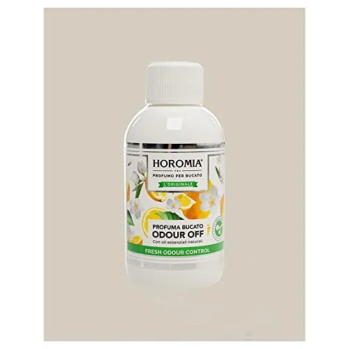 HOROMIA Profumo per bucato naturale per lavatrice concentrato , asciugatrice e a mano "Fresh Odour Control" 500ml