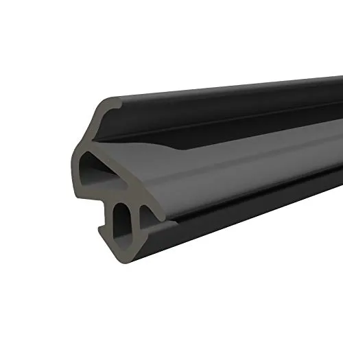 DQ-PP Fensterdichtung – Schwarz – 1 Meter – S-1559 Aluplast – PVC Fenster – Gummidichtug Dichtband – Kunststofffensterdichtungen – ALU Profildichtung Türdichtung