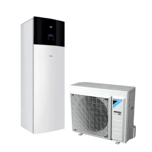 DAIKIN Wärmepumpe Altherma 3 R F | EHVX08S18E6V+ERGA08EVH7 | 8kW+180L | H+K - Effiziente Luft-Wasser-Wärmepumpe für Neubauten und Niedrigenergiehäuser. Ideal für ganzjährige Nutzung mit integrierter Kühlfunktion und kompaktem Design.