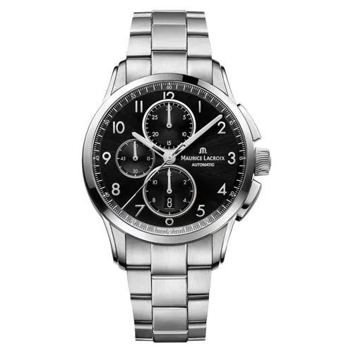 Maurice Lacroix Pontos Chronograph PT6388-SS002-320-1 – Elegante Herrenuhr - Hochwertige Armbanduhr für Herren mit chronographischen Funktionen und Edelstahlarmband. Ideal für stilvolle Anlässe, bietet sie 100 m Wasserdichtigkeit und eine präzise mechanische Uhrwerk-Technologie.