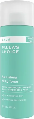 Paula's Choice CALM Nourishing Milky Gesichtswasser - Beruhigt Rötungen & Spendet Feuchtigkeit - Gesichtsreiniger für alle Hauttypen, spendet sofort Feuchtigkeit und stärkt die Hautschutzbarriere. Ideal für empfindliche Haut und Rosazea, mit hautberuhigendem Allantoin.