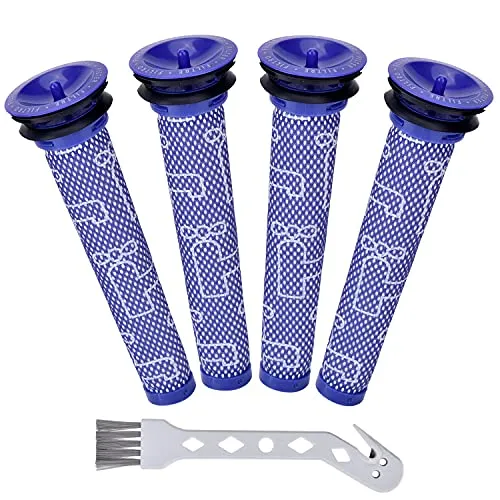 Stück Ersatzteile Filter für Dyson V6 V7 V8, Waschbar Ersatzfilter Vorfilter für Dyson DC58 DC59 DC61 DC62 Animal Pro Absolute Motorhead Digital Slim Staubsauger Zubehör Vormotorfilter 965661–01 4