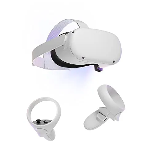 Meta Quest 2 – VR-Brille 256 GB - Eigenständiges Virtual Reality-Headset mit kabelloser Freiheit, hochauflösendem Display und über 250 Titeln für ein immersives Gaming- und Entertainment-Erlebnis.