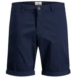 JACK & JONES Herren Chino Shorts Mid Waist - Blau, Größe: XL - Herren-Shorts aus weichem Stretchmaterial für perfekten Sitz und ganztägigen Komfort. Ideal für formelle und lässige Anlässe mit klassischem Regular Fit.