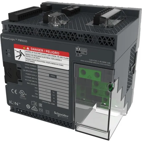 Schneider Electric METSEION95030 Netzanalysator - Einbau-Netzqualitätsrecorder mit 10 MHz Abtastfrequenz und 4 Spannungsmesseingängen. Ideal zur präzisen Netzüberwachung und Transientenanalyse.