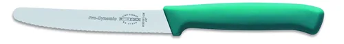 F. DICK ProDynamic Allzweckmesser 11 cm Wellenschliff Küchenmesser türkis