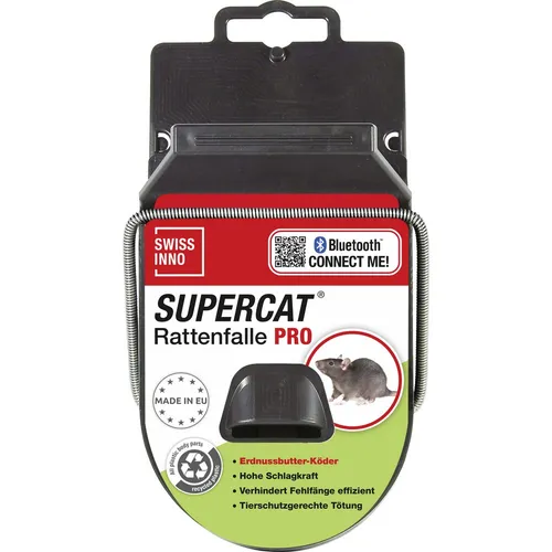 SWISSINNO SuperCat Rattenfalle PRO | Für schnelle und sichere Rattenbekämpfung