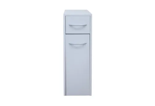 HTI-Line Raumteiler Nischenregal Thekla S, 1-tlg. in Weiß - Raumteiler-Regale mit 3 Fächern und 2 Schubladen, ideal zur optimalen Nutzung kleiner Nischen und zur stilvollen Aufbewahrung.