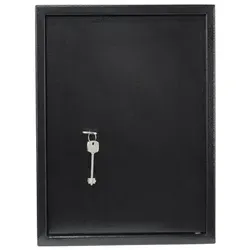 HELO24 Möbeltresor Safe Tresor Wandtresor XXXL - S6 schwarz - Robuster Wandtresor mit großzügigem Stauraum. Ideal für die sichere Aufbewahrung von Wertsachen. Maße: 37 x 36 x 48 cm, elegantes schwarzes Design.