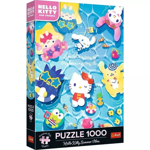 Puzzle 1000el Premium Hello Kitty Relaks Trefl 12067 Tr Trefl 5900511120677