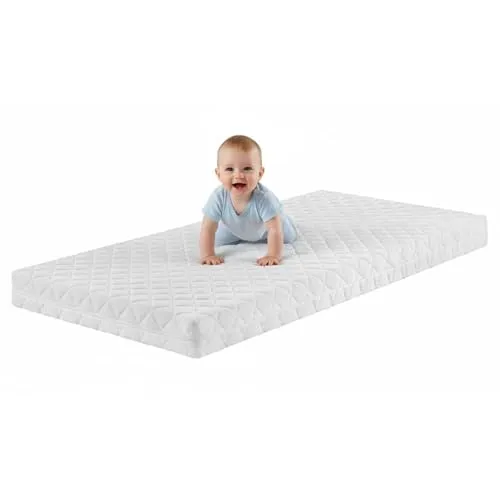 Bodyprotect Babymatratze 60x120 cm, Komfortschaum für Kinder - Hochwertige Babymatratze mit formstabilem Komfortschaum, ideal für die ersten Lebensjahre. Der abnehmbare, kochfeste Bezug sorgt für hygienische Sauberkeit und schnelle Einsatzbereitschaft.